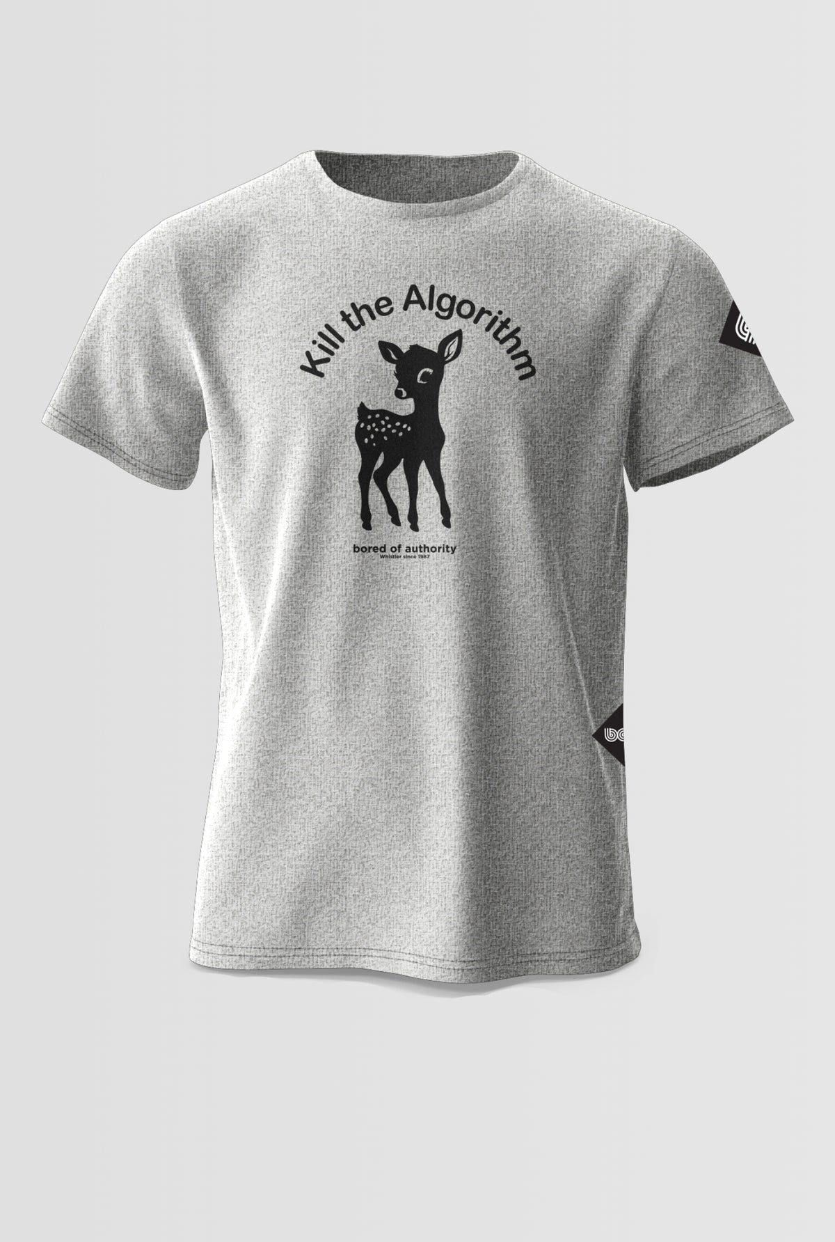 ALGO SHORT SLEEVE T-SHIRT HEATHER GREY